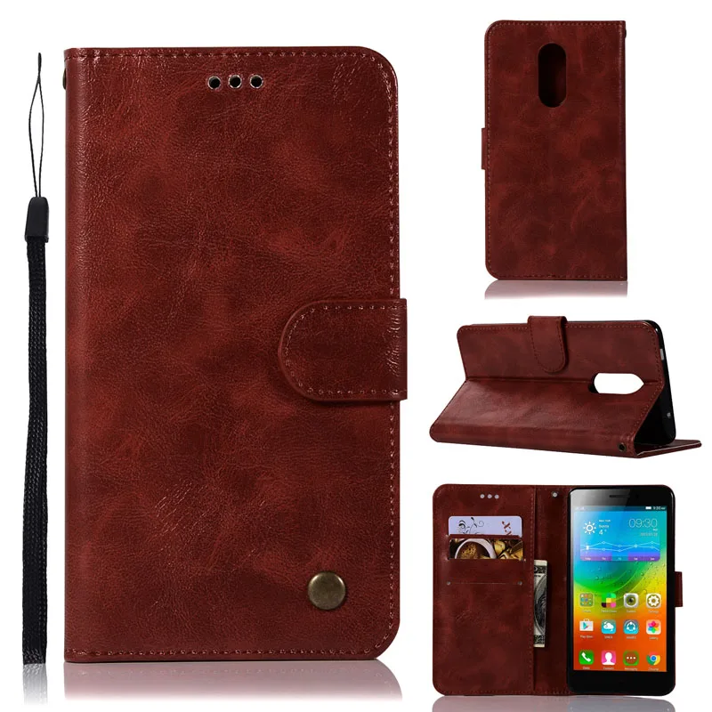 

Retro Case Lenovo K6 Note Cover K53a48 K6 Plus Power Wallet PU Leather Flip Phone Case for Lenovo K 6 Note K33A42 Coque Funda