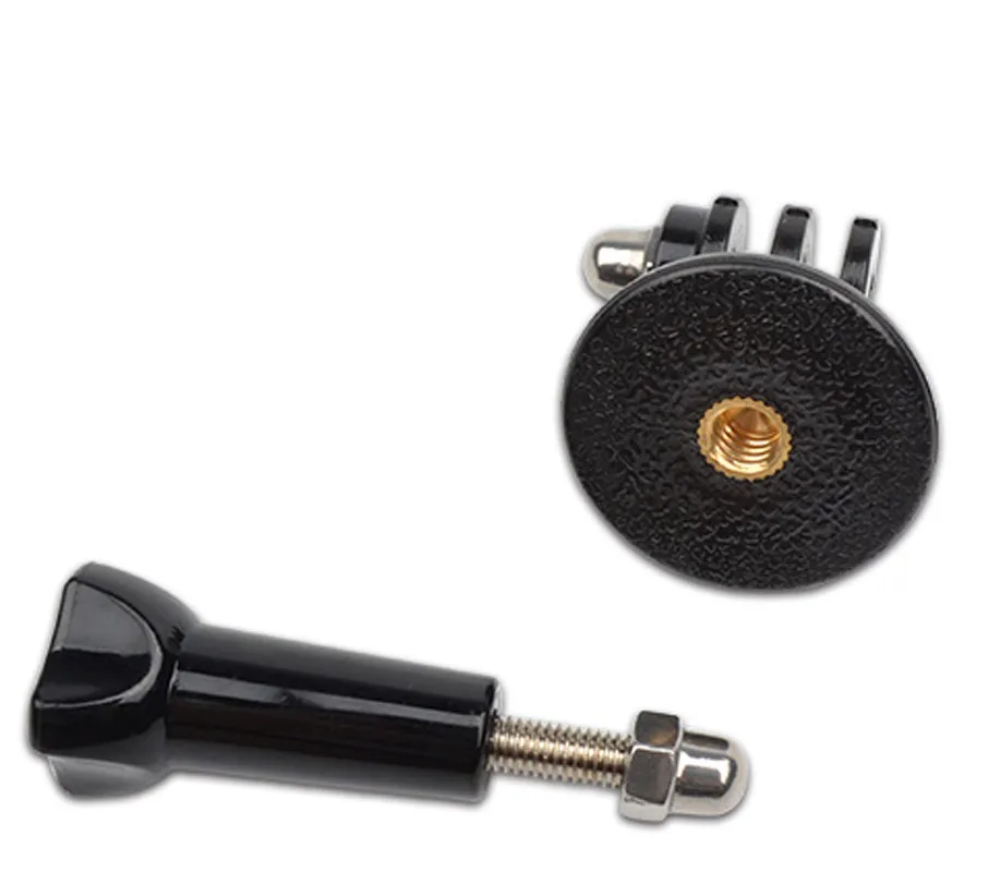 Kaliou Tripod Mount Monopod Adapter with Thumb Screw for Gopro 6 5 4 3 2 1 Sjcam SJ4000 Xiaomi Yi Action Camera Stand