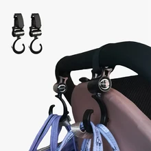 1/2 Uds. Clip para silla de paseo para recién nacido, juguetes, bolsa para bebé, ganchos de cochecito de bebé, correa para cochecito, accesorios para cochecito de bebé