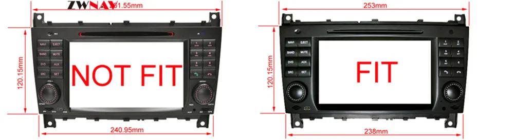 Excellent 4+32GB Android 9.0 Car DVD Player GPS head unit for Mercedes Benz CLK W209 2006-2012 CLS W219 2004-2008 multimedia stereo 8 core 7
