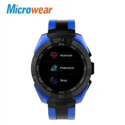 Microwear L3 профессиональный спорт умные часы IOS android сердечного ритма Bluetooth вызовы off-line Alipay 9,9 мм тонкие, как шелк