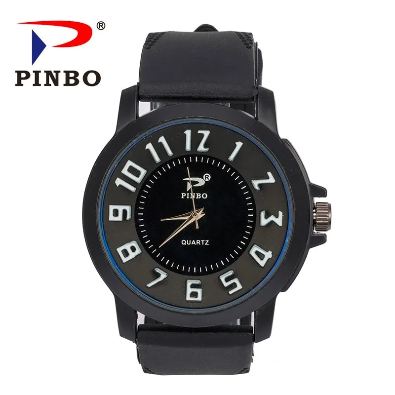 PINBO 2017 High Quality Men Sports Watches Fashion Military Popular