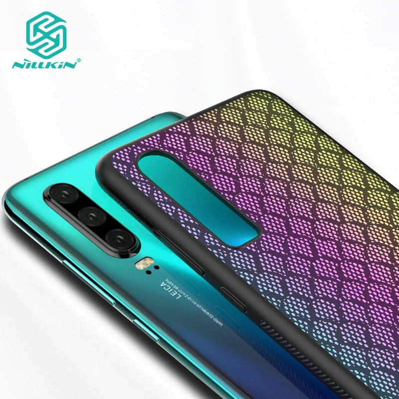 Чехол NILLKIN для Huawei P30 тканый полиэфирный сетчатый чехол цветной Блестящий