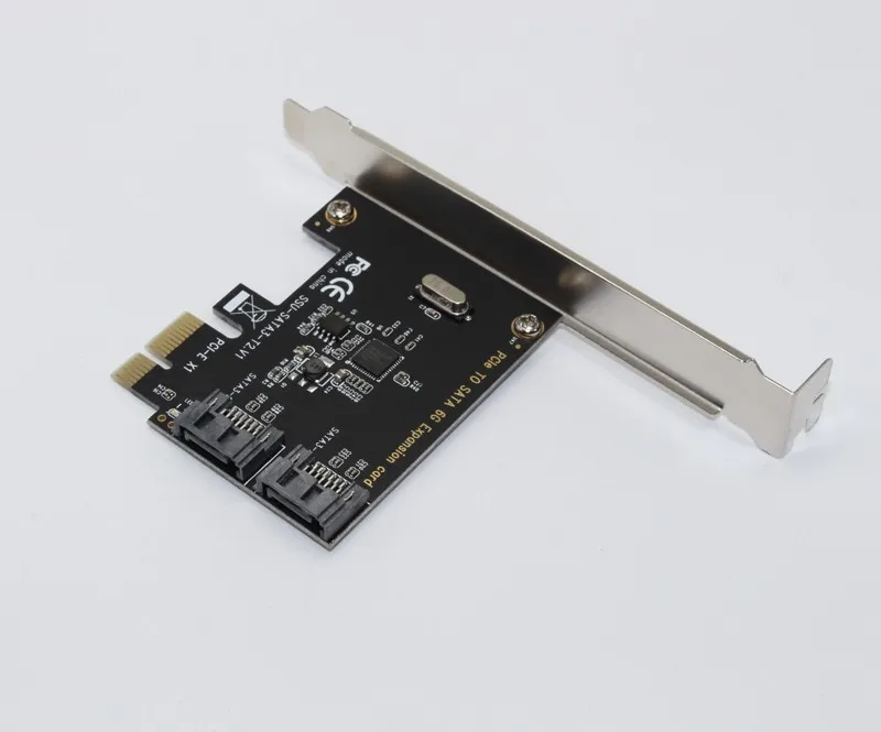 PCIe PCI Express на SATA3.0 2 портовый SATA III 6G плата расширения контроллера адаптер # L059