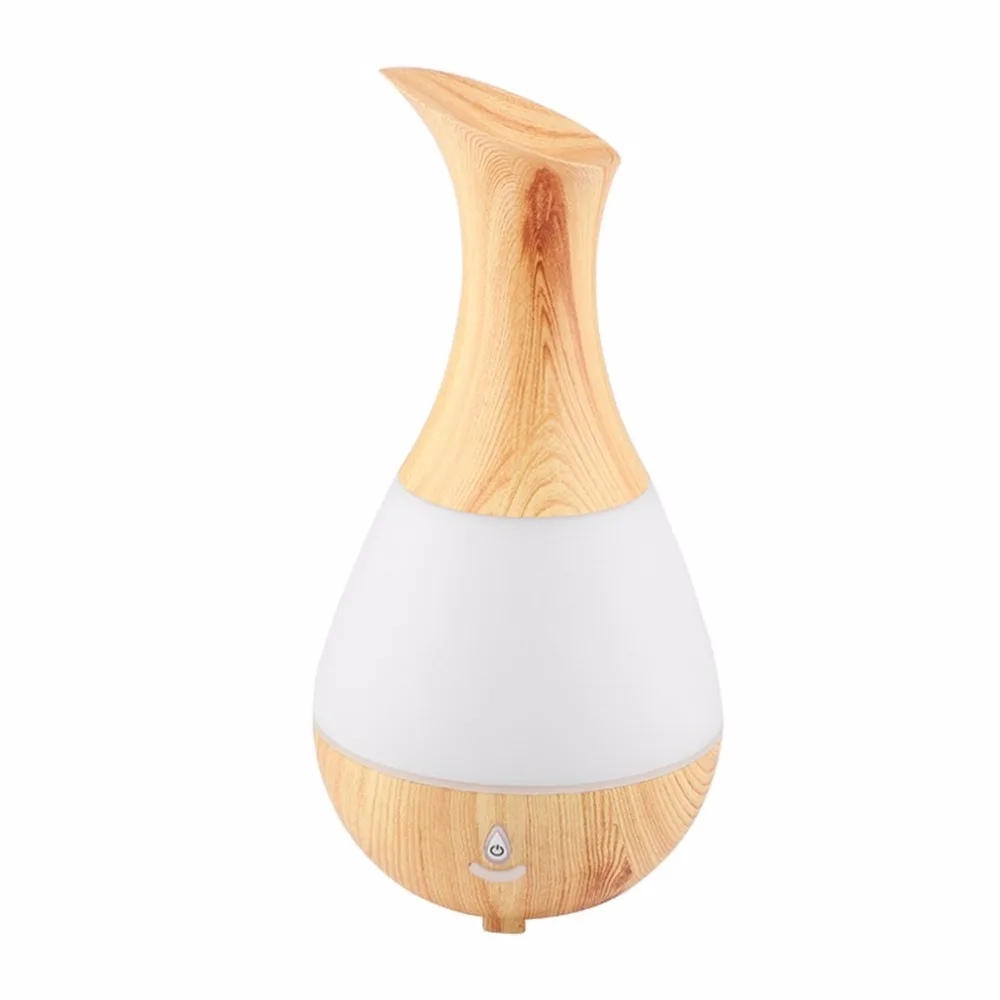 

USB Charge Ultrasonic Air Purifier Aroma Diffuser Waterdrop Leaf Shaped Mist Humidifier Bluetooth Speaker LED Light Change