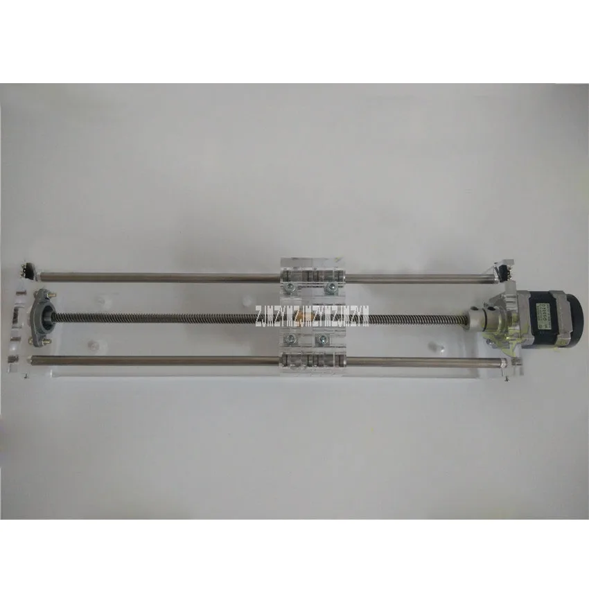 

Acrylic (Transparent Type) 42 Stepper Motor Guide Slide T8 Screw Linear Bearing With Limit Effective Stroke 200MM + New Motor