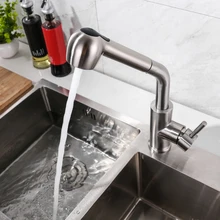 IVRICH Pull Out Spring Kitchen Faucet 2 Mode Handheld Drawable Sprayer kitchen tap Stainless SUS304 Sink kitchen mixer VR1802
