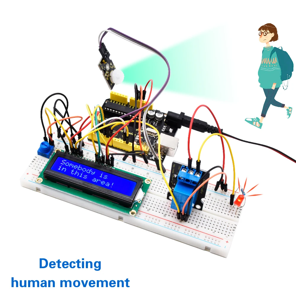 Новинка! Обновленная версия Keyestudio Basic Starter Kit V2.0(UNOR3 Board) с подарочной коробкой для Arduino Kit+ PDF(онлайн