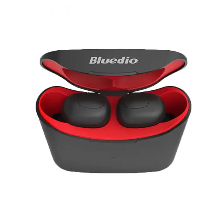 Bluedio Mini Bluetooth 5,0 спортивные наушники настоящие Беспроводные наушники с зарядным устройством HSJ-19