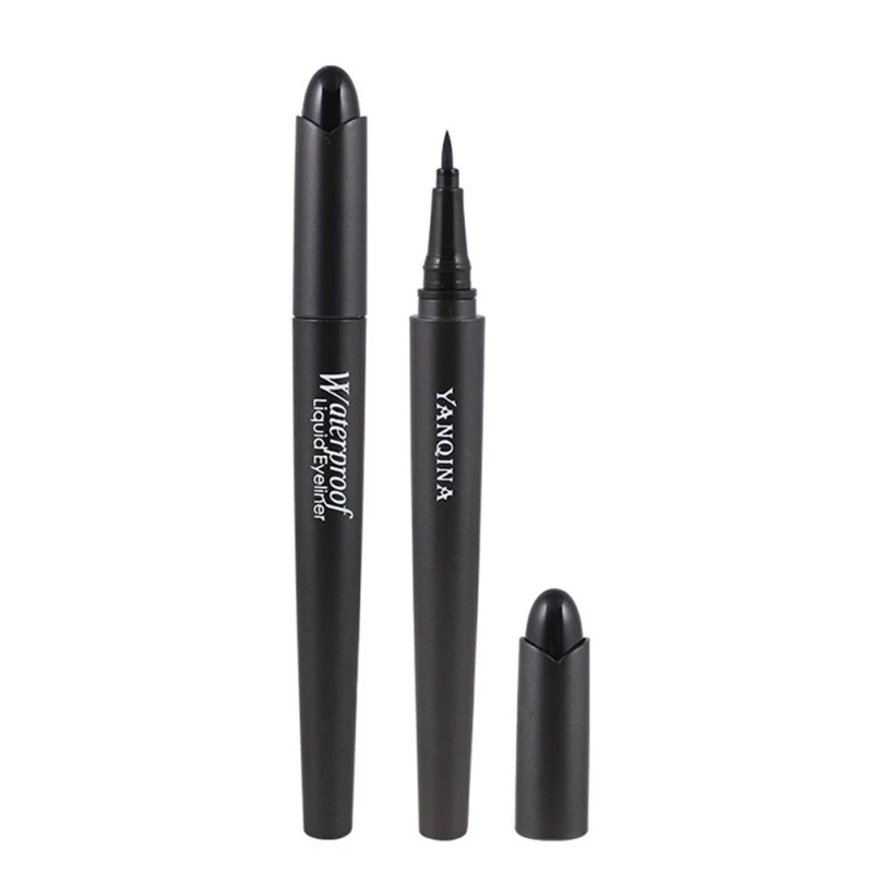 Waterproof Black Liquid Eyeliner Pencil Pen 24H Quick Dry Long Lasting Eye Liner Black Cosmetics