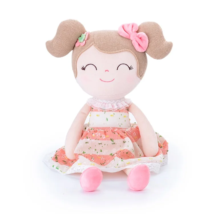 Куклы Gloveleya, плюшевые игрушки, мягкие куклы для малышей, Детские Тряпичные куклы, кавайные подарки для девочек - Цвет: Spring Girl-Pink
