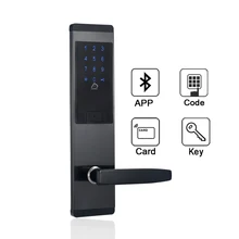 Electronic Door Lock, APP WIFI Smart Touch Screen Lock,Security Digital Bluetooth Code Keypad Door Lock For Home Hotel Apartment