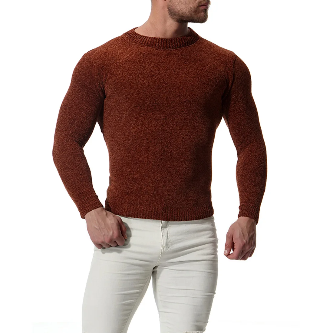 رجل البلوزات و البلوفرات 2018 الشتاء طويلة الأكمام سترة للرجال نوعية جيدة الرجال محبوك سترة