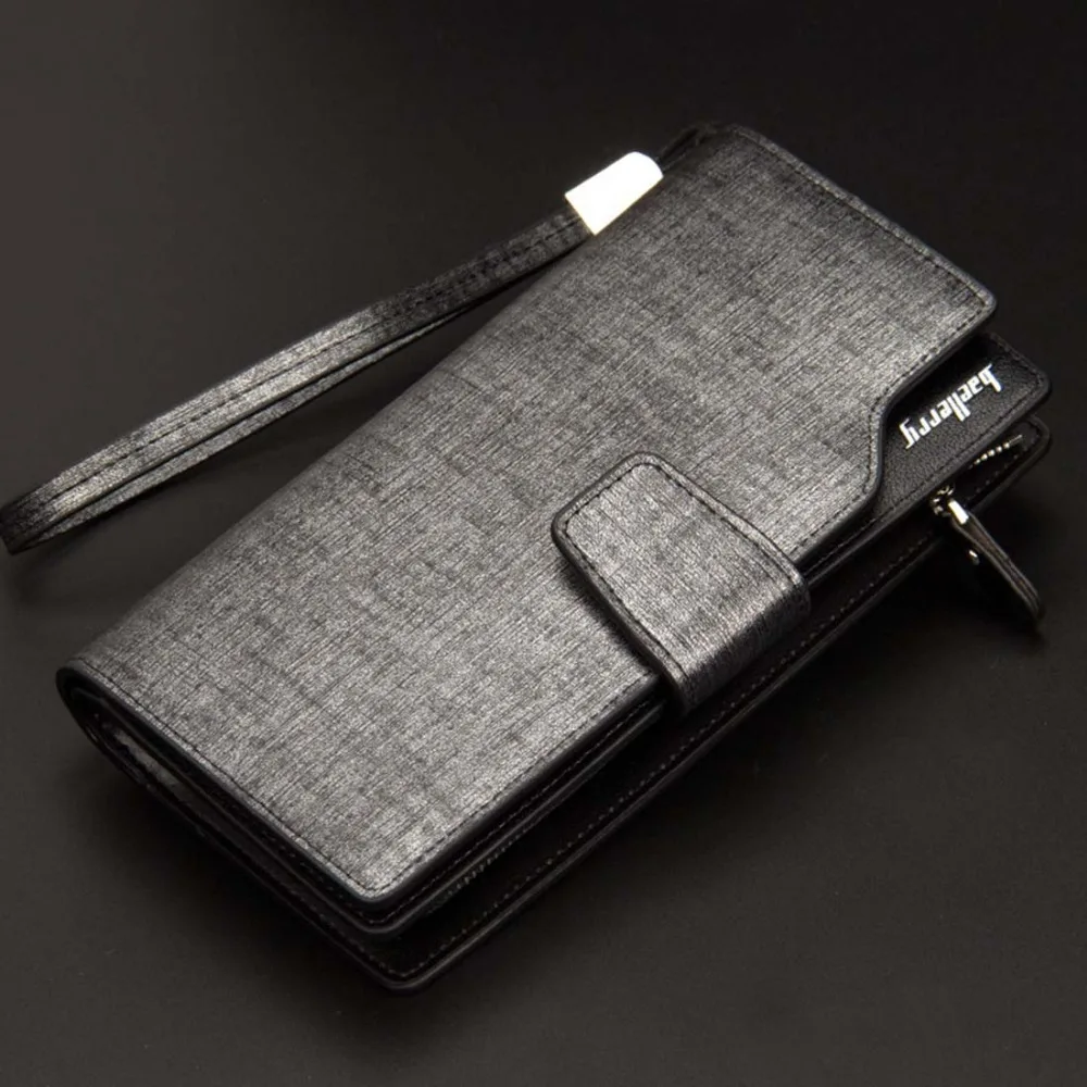 Baellerry Men Wallets Long Style High Quality Card Holder Male Purse Zipper Large Capacity Brand PU Leather Wallet For Men Baellerry Men Wallets Long Style High Quality Card Holder Male Purse Zipper Large Capacity Brand PU Leather Wallet For Men