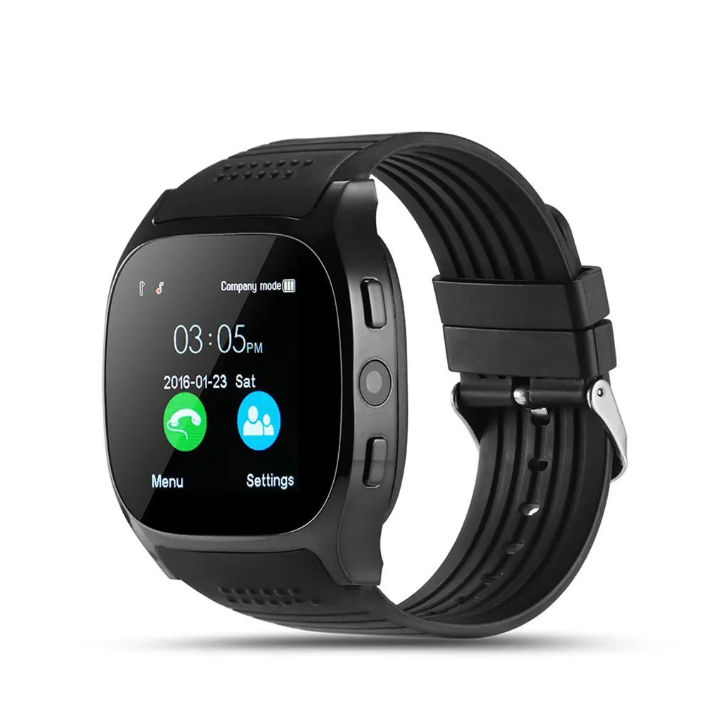 

T8 Bluetooth Smart Watch With Camera Facebook Whatsapp Support SIM TF Card Call Smartwatch For Android Phone PK M26 DZ09