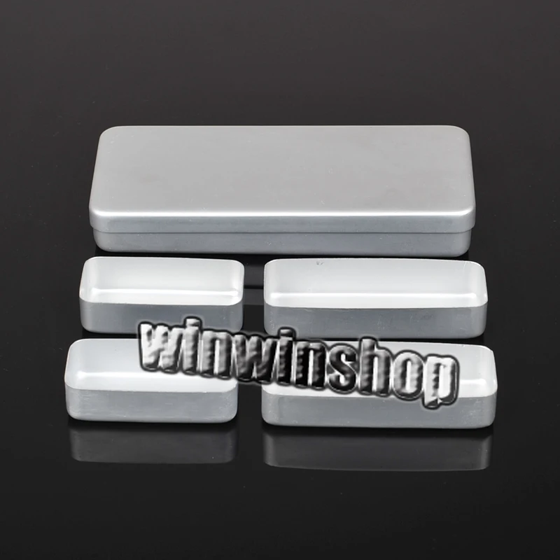 

2PCS Bur Holder Block Sterilizer Case Disinfection Endo Box Rack Bur & File Good