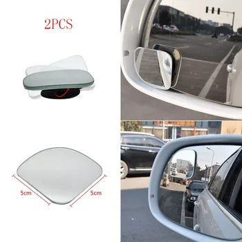 

HD Frameless Blind Spot Mirror - Fan Shaped 2.5 inch Convex Glass Mirror - Pack of 2 Oct19 Drop Ship