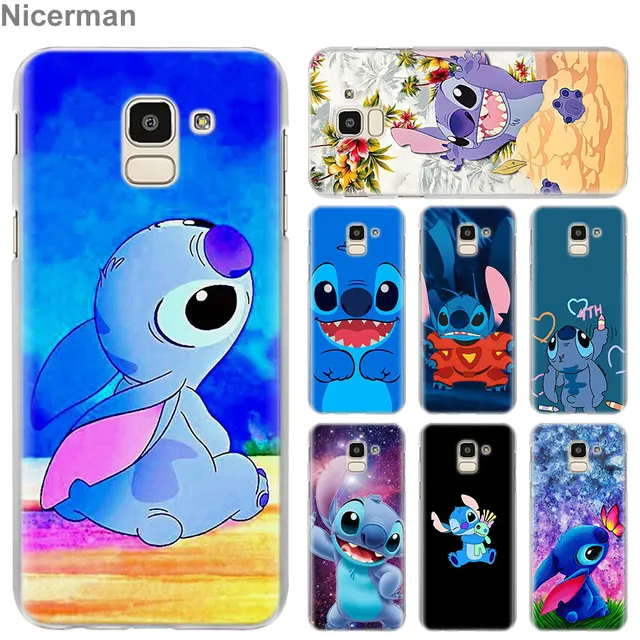 US $1.79 Cute Lilo Stitch Phone Cases for Samsung Galaxy J4 J6 Plus J8 2018 A40 A50 A60 A70 A80 hard PC case