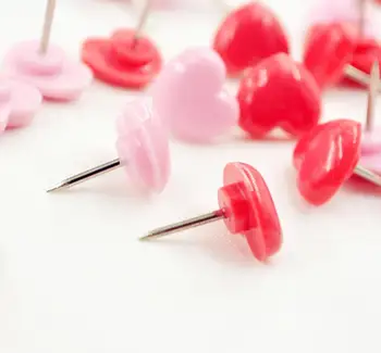 

5Boxes Heart Drawing Pin Thumbtack Office stationery For Wedding Baby Shower Party Birthday Favor Gift Souvenirs