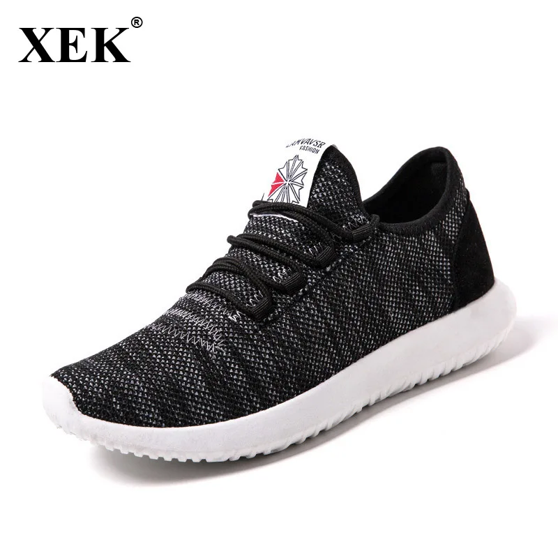 XEK 2017 Air Mesh Fabric font b Mens b font Running Sneakers font b Men b