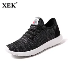XEK 2018 Air Mesh Fabric Running Sneakers For Men Sports Shoes For Men Walking Yeezys Men
