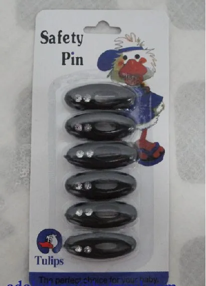 

P002b popular style safety pins,scarf pins,express shipping,black and white 2 colors