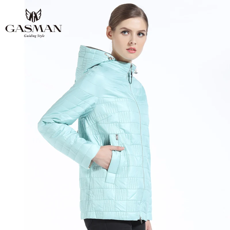 GASMAN 2018 Brand Spring Autumn Coat Women Coats And Jackets Short Hooded Women's Windproof Jacket Casual Plus Size 4XL 5XL