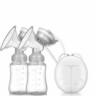 Двойной Электрический молокоотсос мощный соска всасывания USB Электрический молокоотсос с бутылка для детского молока холодной тепловой колодки Nippl