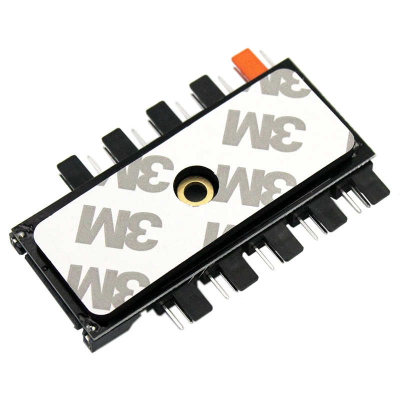 1 to 10 PC Cooler Fan Hub Splitter Cable Pwm SATA /Molex 12V Power Supply Speed Adapter Fan controller Mining