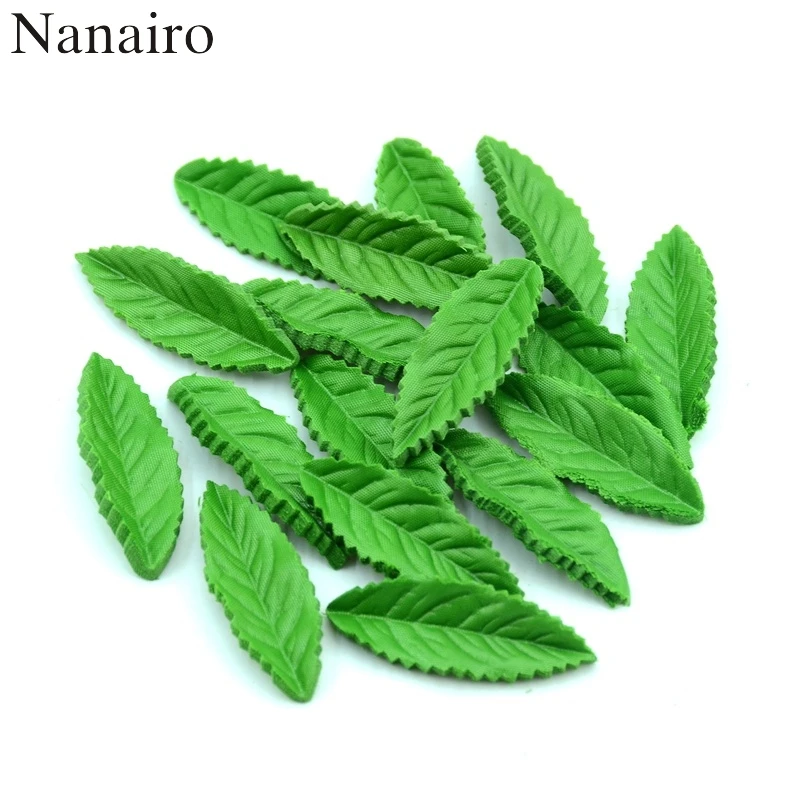 200pcs Green Christmas Leaves Artificial Flower For Wedding Decoration Garland Rose Leaf Foliage Decorative Craft Fake Flowers 200pcs Green Christmas Leaves Artificial Flower For Wedding Decoration Garland Rose Leaf Foliage Decorative Craft Fake Flowers