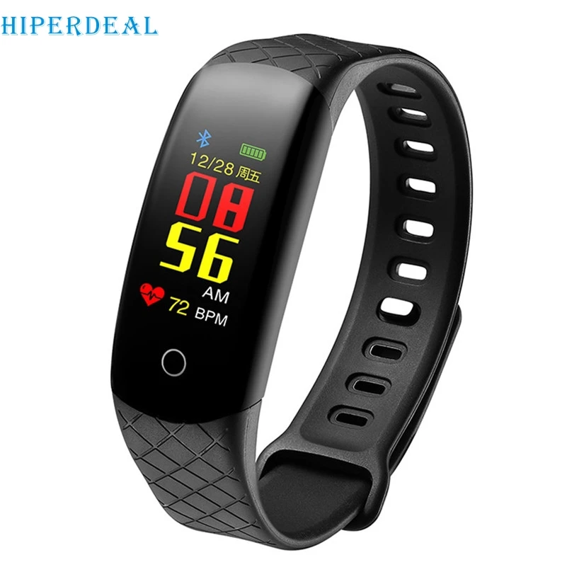 

HIPERDEAL Smart Wristband Watch Heart rate monitor Smartband Pulsometer Sport health Fitness Bracelet tracker for IOS Andorid #D