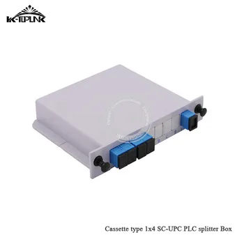 

30pcs 1*4 SC-UPC PLC splitter Cassette box 1*4 splitter Fiber Optical Cassette Box PLC Splitter Card Module Inserting CATV FTTH