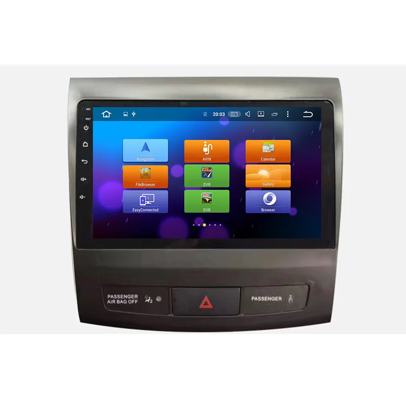 Cheap Aoluoya 9" IPS 4G RAM 32G RAM Octa Core Android 8.0 CAR DVD PLAYER  For Mitsubishi Outlander 2006-2011 2012 Radio GPS Navigation 1