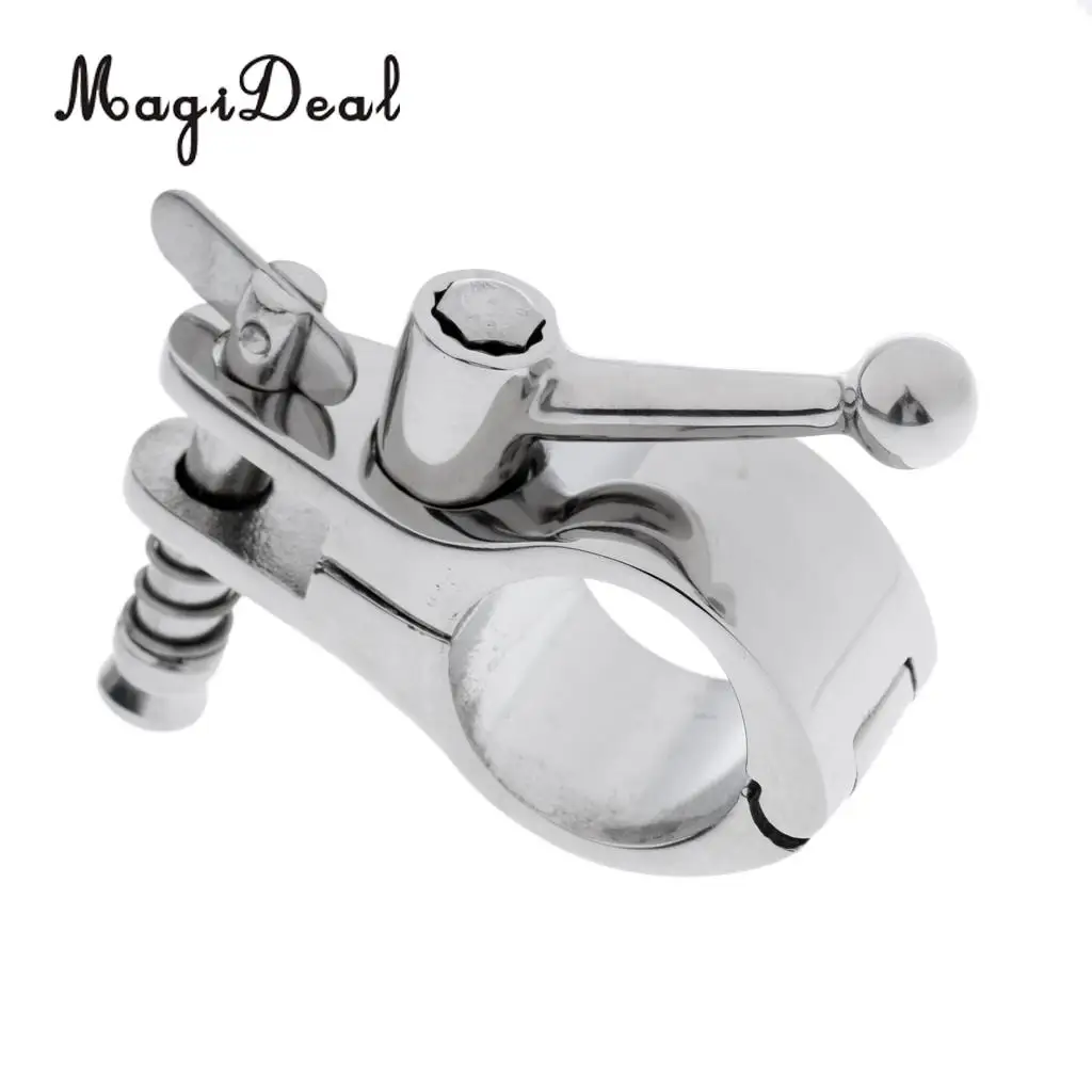 MagiDeal Heavy Duty Stainless Steel 316 Grade 22mm Marine Boat Fitting Hose Pipe Clip Tube Clamp Fastener&Handle Replacement Kit