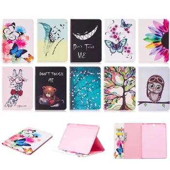 

Cute owl panda Wallet case Stand PU Leather case For Samsung Galaxy Tab S3 9.7 inch SM-T820 T820 T825 Tablet Protective cover