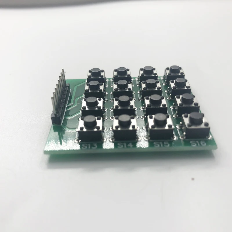 

Free shipping 2pc Tact Switch 4*4 Matrix 16 Array Keyboard 16 Button Mcu 8pin 4x4 Micro Switch Tactile Push Button Switch