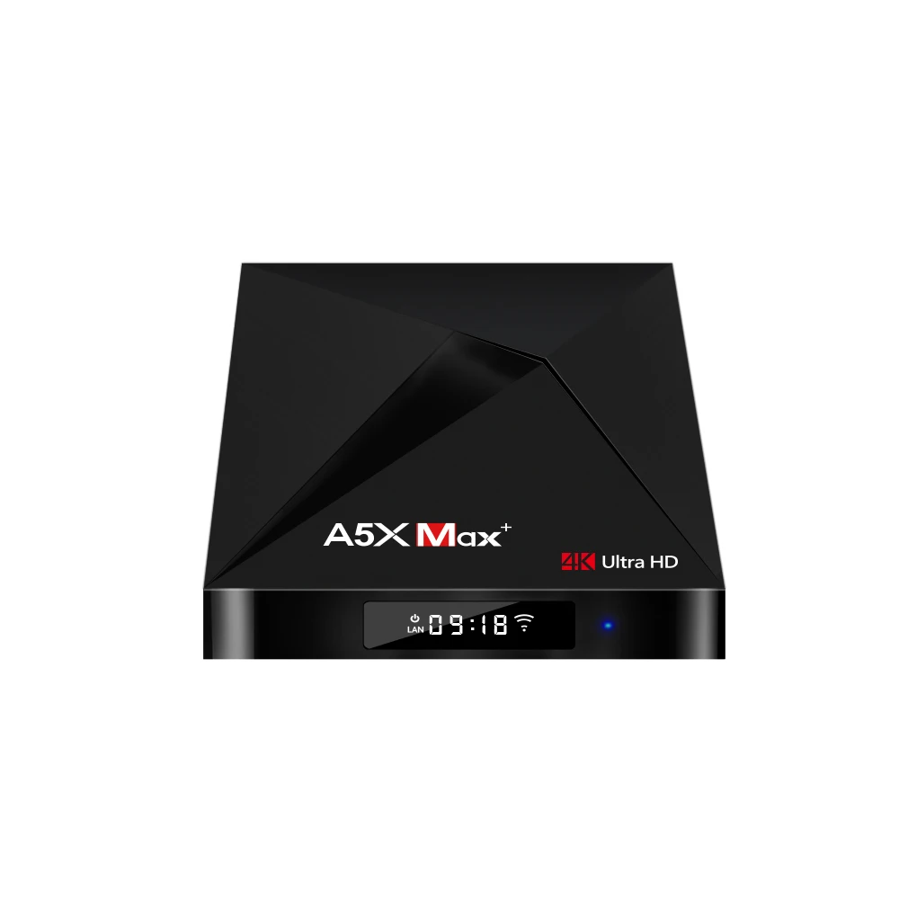 Newest A5X Max plus Smart Android 7.1 TV Box RK3328 4K VP9 H.265 HDR10 1000M LAN WiFi 4GB/32GB DLNA Miracast HD Media Player
