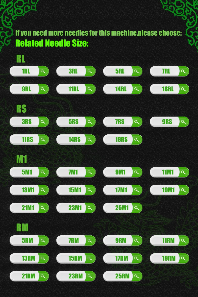 more size -Green