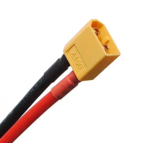 

XT60 Connector plug male With Housing 10CM Silicon Wire cable 12AWG