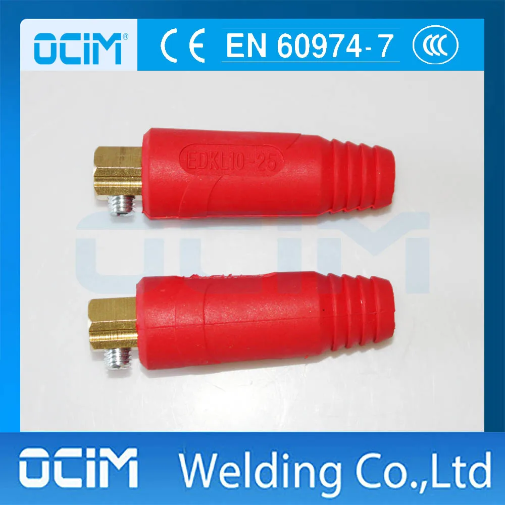 

2PCS Red 100A-200A Durable EDKL 10-25mm Cable Connector Socket