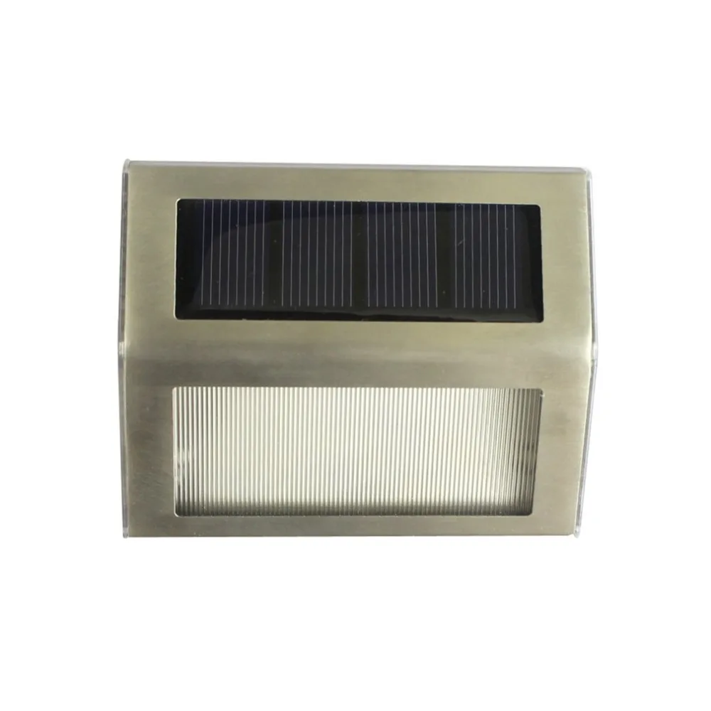 Warm White Solar Power 3 LEDs Outdoor Waterproof Garden Pathway Lawn Lamp Light Energy Saving LED Solar Wall Lamp