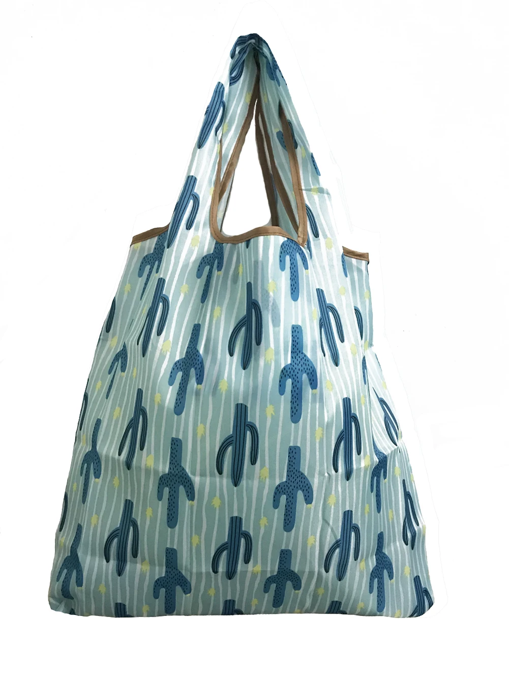 Водонепроницаемая Складная многоразовая эко-шоппинг дорожная сумка-мешок через плечо сумка складная - Цвет: Синий