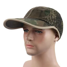 Мужская камуфляжная Защита от солнца, бейсболка, кепка для кожи, регулируемая, расширенная, длинный козырек, свободный размер S433