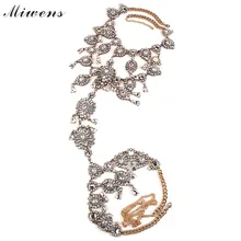 Miwens Facebook Hot Body Chain Necklace Women Crystal Rhinestone Choker Necklace Multilayer Maxi Statement Necklace Jewelry 6355