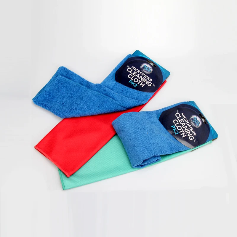 2Pcs/Set Pure Color Sponge Scouring Pad Sourcing Pad Microfibre Cloth