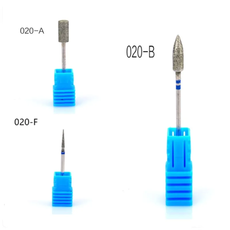 3 шт./упак. 6 видов Сталь фрез для маникюра/педикюра для электрическая машинка для маникюра, аксессуары для полировки 3/32 ''-вольфрамовый бор для дизайна ногтей инструменты