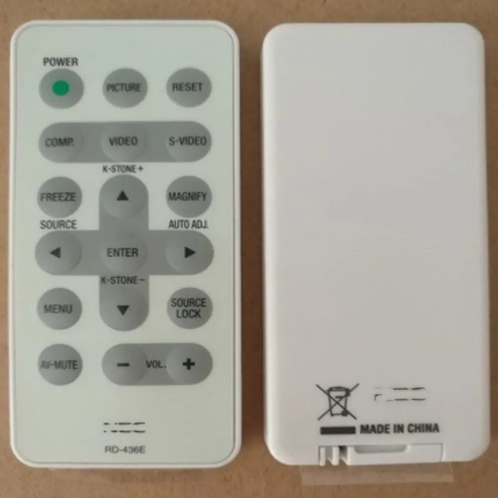CN KESI FIT Original Projector Remote Control RD 436E For NEC NP100 NP200 NP100+ NP200+ series