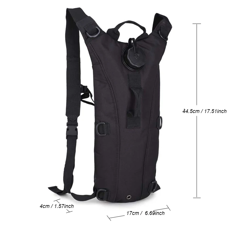  3L Water Bag Molle Military Camouflage Tactical Hydration Backpack Outdoor Camping Nylon Fashion Wa