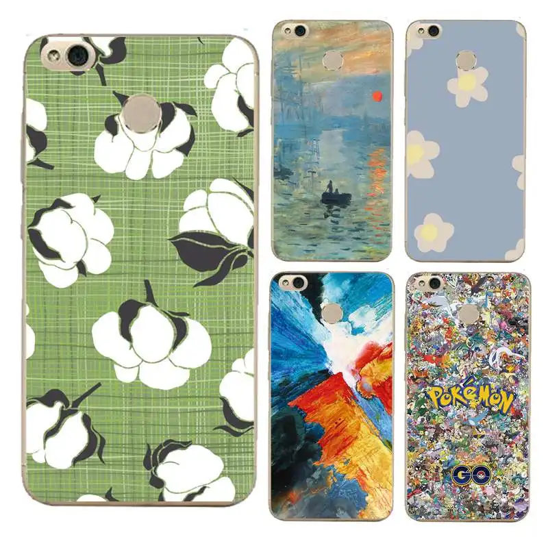 Star Soft Clear TPU Phone Case For xiaomi redmi 4x 4a note5a note4x 5s mi6 note3 Boat Printed Flora Cute Cover Free Shipping | Мобильные