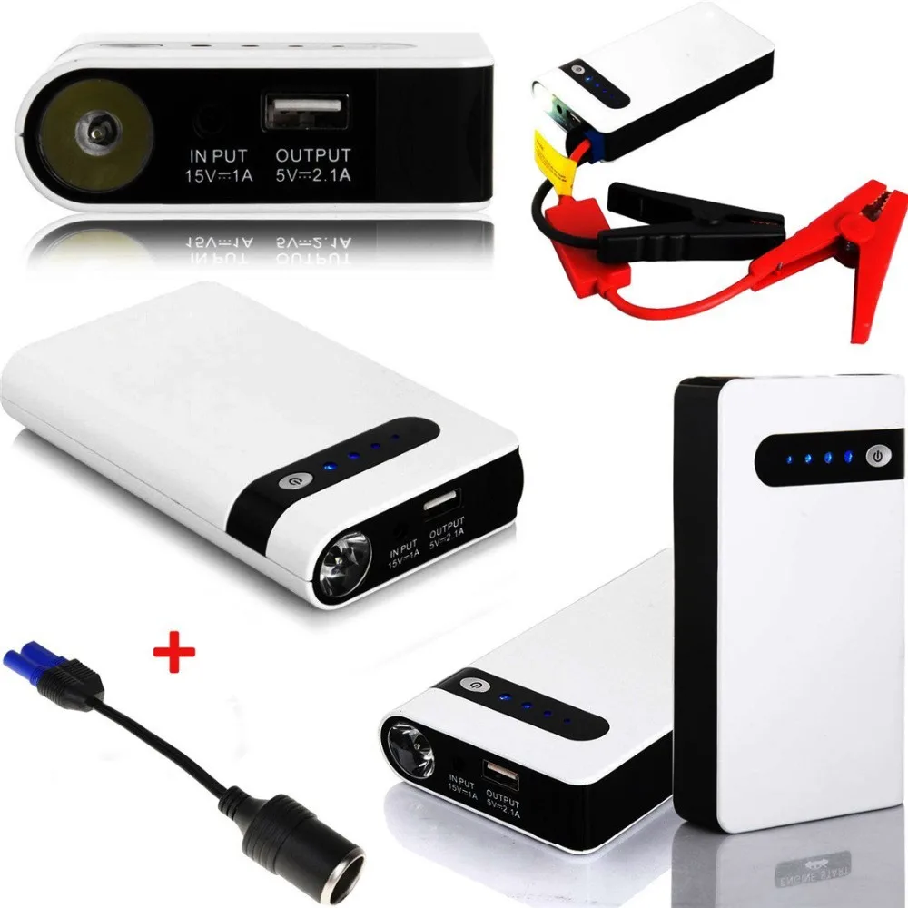 1 Set US Plug 12V 20000mAh Mini Car Jump Starter SOS Emergency Charger Power Bank font